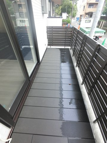 D-ROOM神明町Ⅱ Bのバルコニー