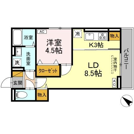 D-ROOM神明町Ⅱ B