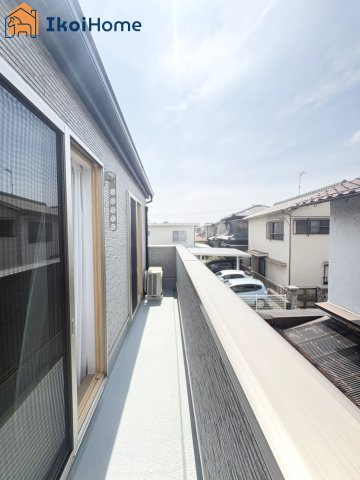 明石市二見町西二見　新築戸建のバルコニー|【ホームページに現地動画掲載中】●年中無休：当日予約可●陽当り良好バルコニー♪屋根は８万円～設置可能