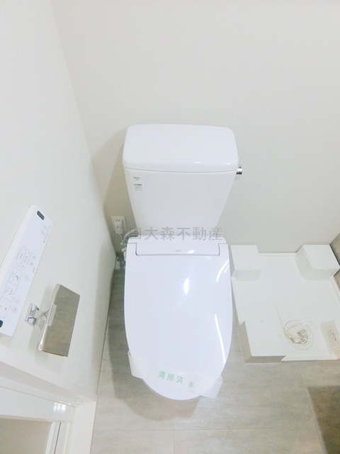 アピチェ田園調布のトイレ|温水洗浄便座付きのトイレ　