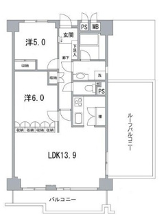 【間取り】 | アイビハイツ南品川 | 間取りです。