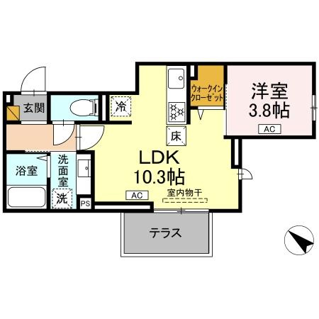 D-ROOM神明町Ⅱ B