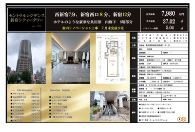 【その他】 | セントラルレジデンス新宿シティータワー　仲介手数料無料＋40万円現金プレゼント中