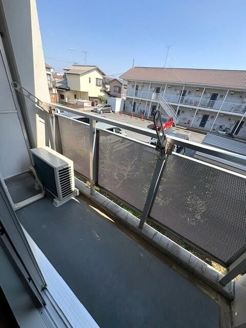 鎌ヶ谷ハイツのバルコニー