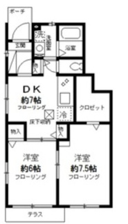 【間取り】 | サニーヒルヒバリⅦ | 間取りです。