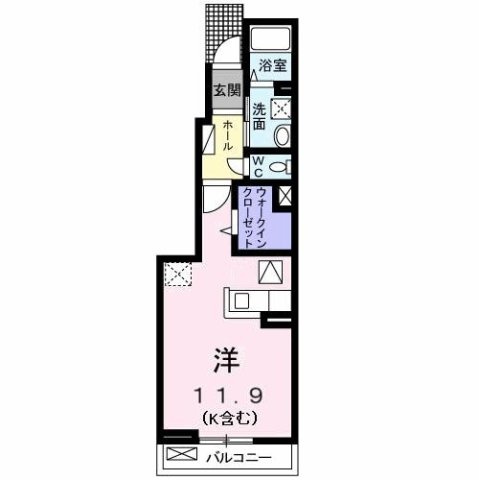 グレイスＡの間取り