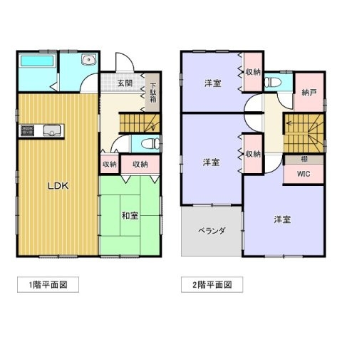 伊勢崎市境保泉の間取り
