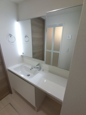 D-ROOM神明町Ⅱ Bの独立洗面台