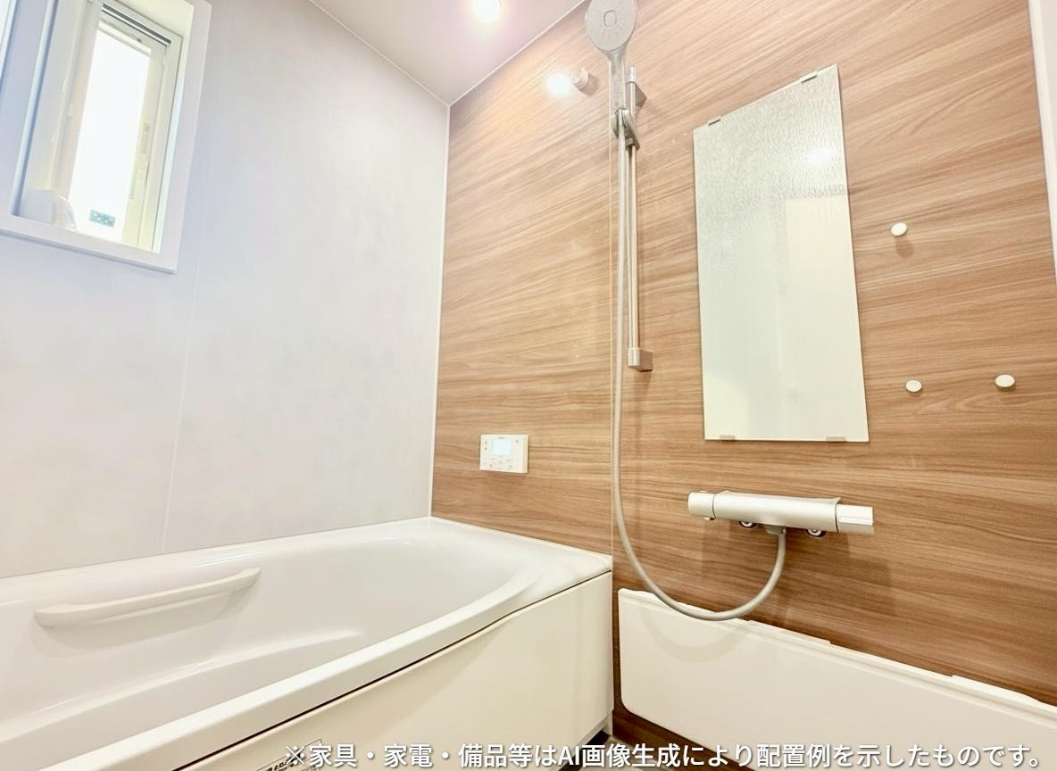 小山市乙女　中古住宅の浴室