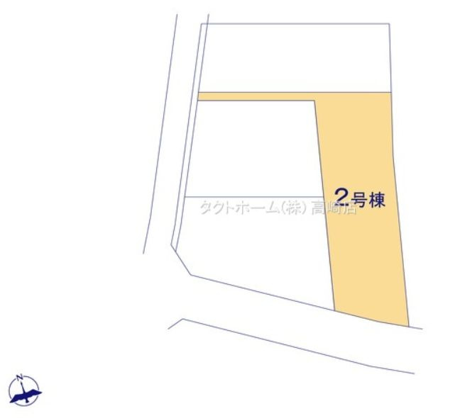 GRAFARE 高崎市石原町3期 2号棟の区画図