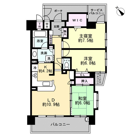 【間取り】 | APAスプリングスガーデン和泉上町