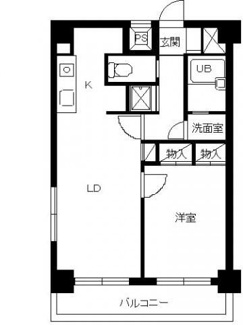 【間取り】 | スカイコート日本橋浜町 | 間取りです。