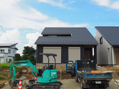 【外観】 | Ｓｍａｒｔ Ｏｎｅ ＣＩＴＹ 福島市岡部 １号棟 | ◆2026.8.22撮影◆　2026年9月下旬完成予定！お楽しみに♪