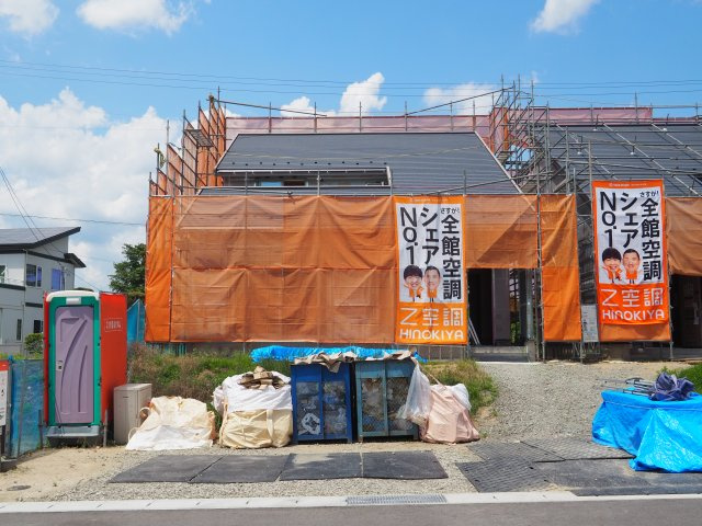 【外観】 | Ｓｍａｒｔ Ｏｎｅ ＣＩＴＹ 福島市岡部 １号棟 | ◆2026.6.29撮影◆　2026年9月下旬完成予定！お楽しみに♪