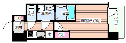 【間取り】 | エスリード弁天町グランツ