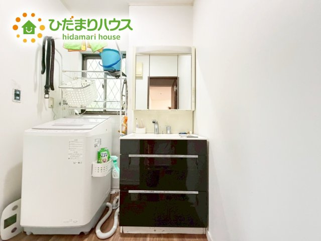 いわき市内郷高野町じゃく打　中古戸建　の独立洗面台|シンプルで使い勝手の良い独立洗面台！