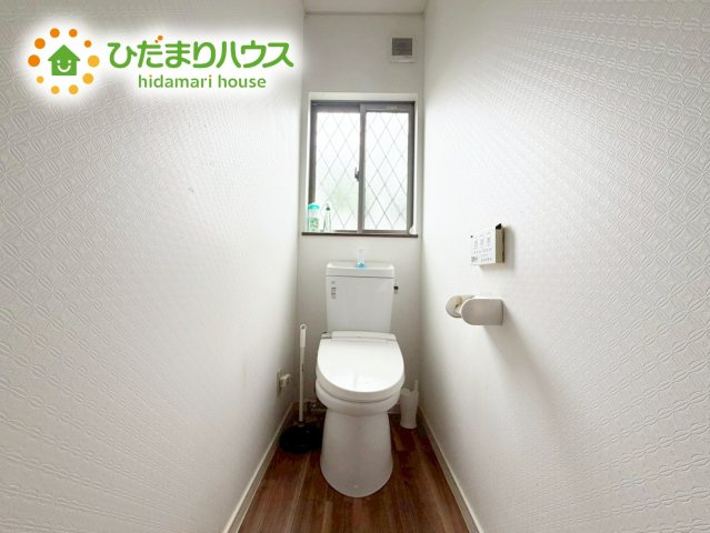 いわき市内郷高野町じゃく打　中古戸建　のトイレ|トイレは1F、2F共に完備！取り合いになることがありませんね(^^)/