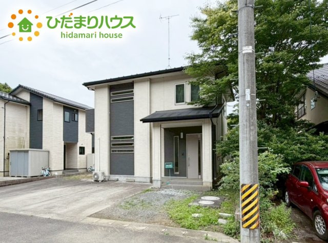 いわき市内郷高野町じゃく打　中古戸建　の外観|デザイナーズのようなお洒落な外観です(^^♪