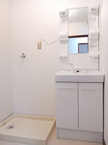 熊本市中央区保田窪１丁目の賃貸マンションの洗面所|使いやすい洗面所です