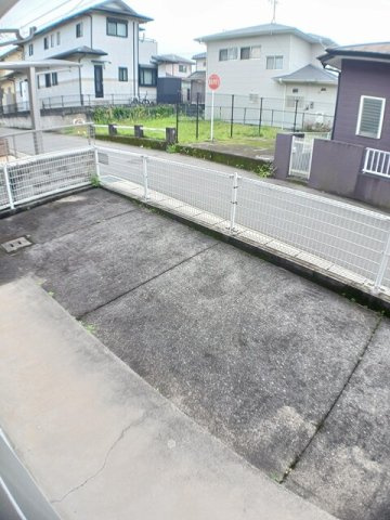 熊本市北区鶴羽田３丁目のアパートの庭|お庭でゆったりと過ごせます