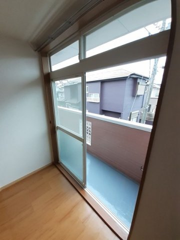 熊本市北区鶴羽田３丁目のアパートのバルコニー|外からの目が気にならないバルコニーで洗濯物が干せます