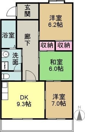 ヒバリハイツの間取り