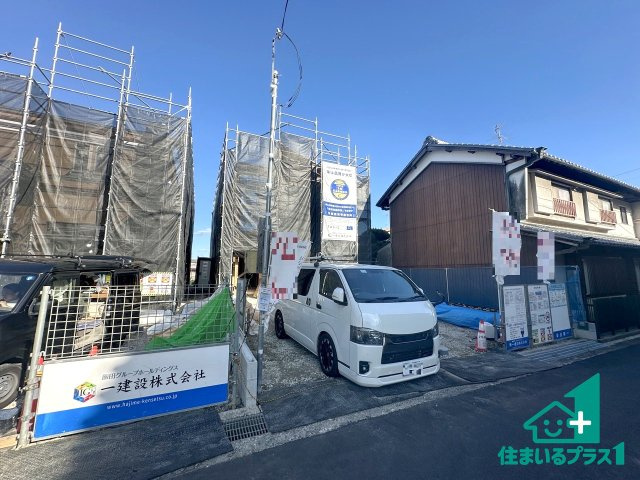 ●17(土)18(日)現地案内可能！　大和郡山市小泉町　第25期　新築一戸建ての外観|お近くの同じ売主さんが建築したお家をご案内致します。実際に使われている設備をご覧ください。