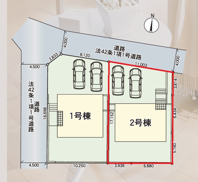 Cradlegarden　 水戸市酒門町　第18　2の前面道路含む現地写真|並列駐車可能です。気になる他の物件と合わせての現地ご案内も可能です。HPから、またお電話でも、お気軽にお問い合わせください。


