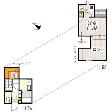 ＣＢ八潮ノーチェの間取り