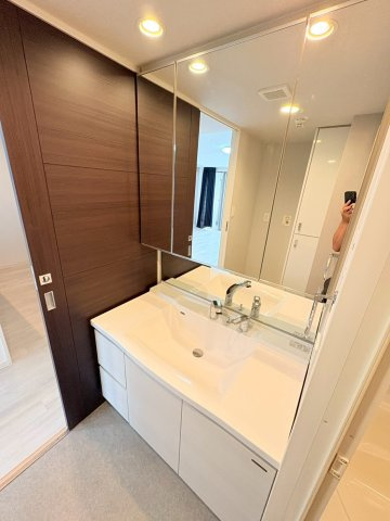 鶴ヶ島市藤金　中古マンション　「若葉駅」徒歩5分　【藤小学区】の独立洗面台