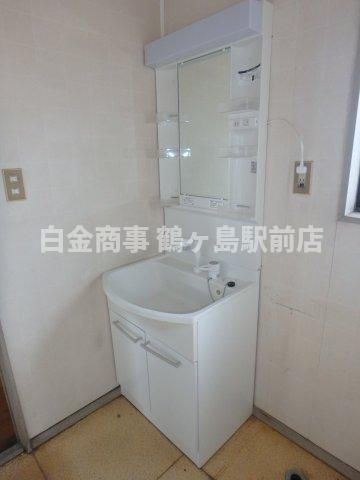 川越市天沼新田中古戸建の独立洗面台