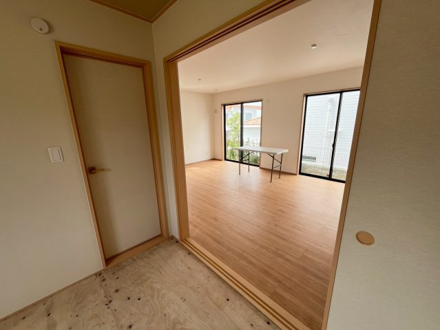  の和室|和室から見たリビング