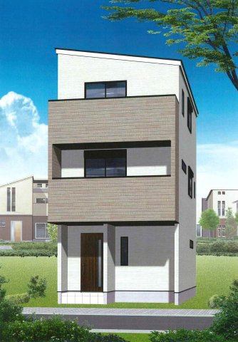 【外観パース】 | 旭区赤川4丁目新築戸建