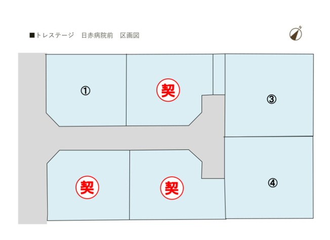 【区画図】 | 東区長嶺1丁目　1号棟