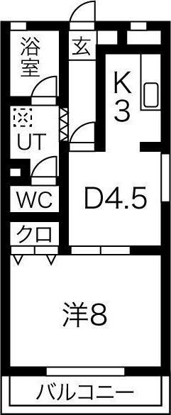 メゾンルナの間取り