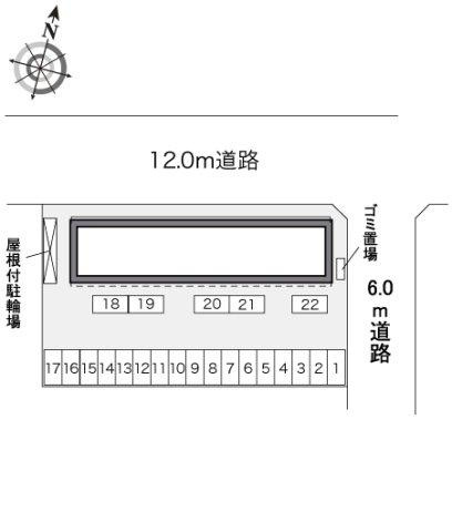 レオパレスポートビレッジの区画図