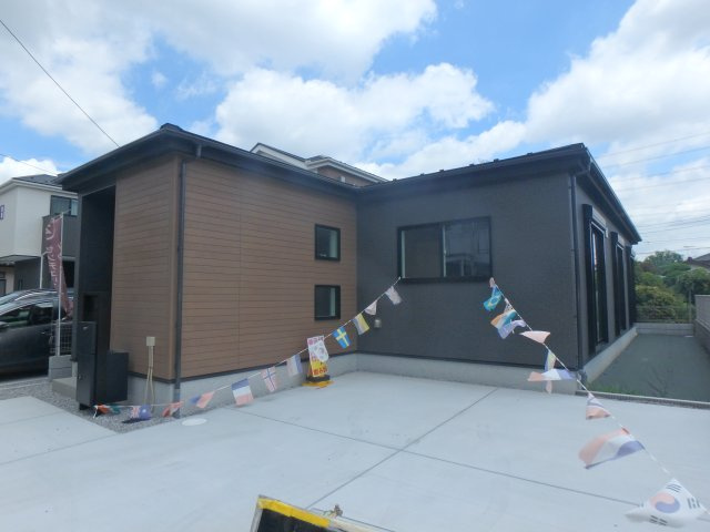鶴ヶ島市中新田新築平屋戸建の外観