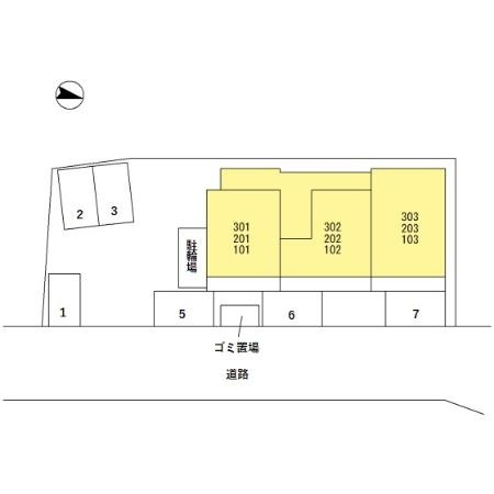 サン　アイランドの区画図