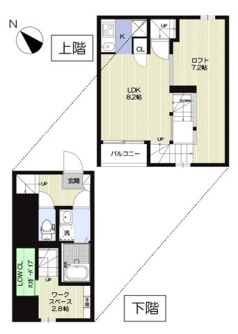 ADC大橋南グランの間取り|※図面と現況が異なる場合は現況優先になります。