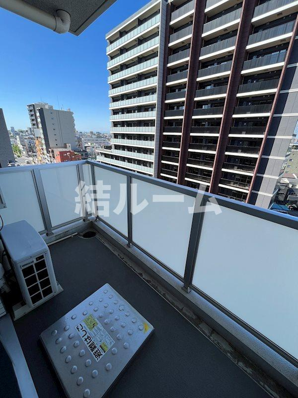 板橋区大山西町の賃貸マンションのバルコニー