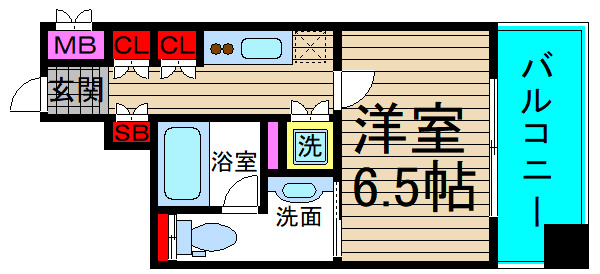 リーガルあみだ池新町の間取り