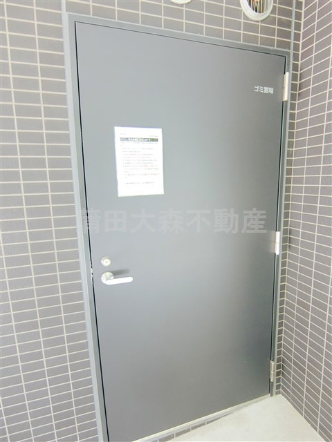 ECREDE蒲田EASTのその他共用部分|曜日時間関係なくゴミ出し可能なゴミ捨て場！
