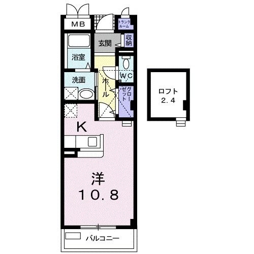 メゾン堂ノ前Ａの間取り