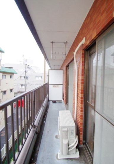 川崎市多摩区登戸の賃貸マンションのバルコニー