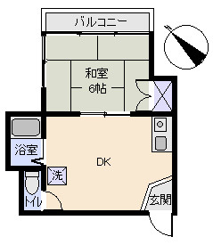 熱海市　ファンシービルの間取り