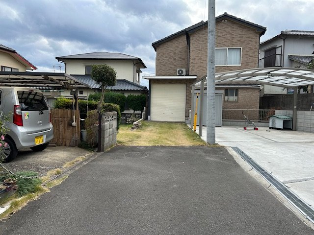 別府市新別府町の前面道路含む現地写真