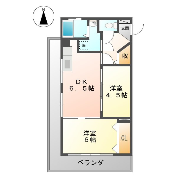 名豊第2ビルの間取り