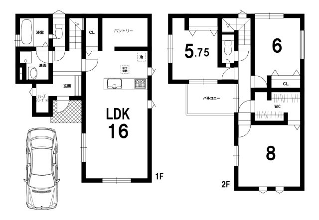 新築戸建の間取り