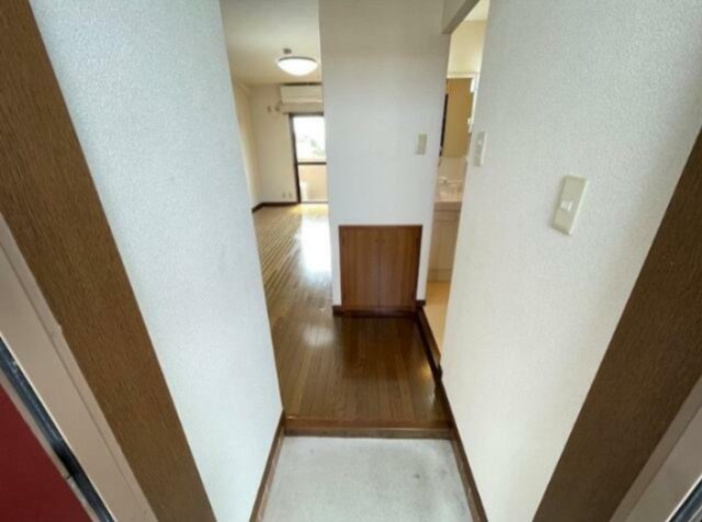 熊本市東区江津１丁目の賃貸マンションの玄関