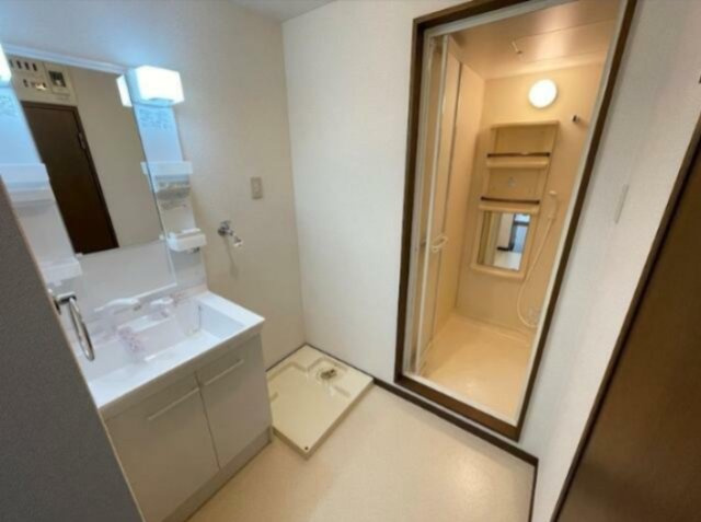 熊本市東区江津１丁目の賃貸マンションの独立洗面台